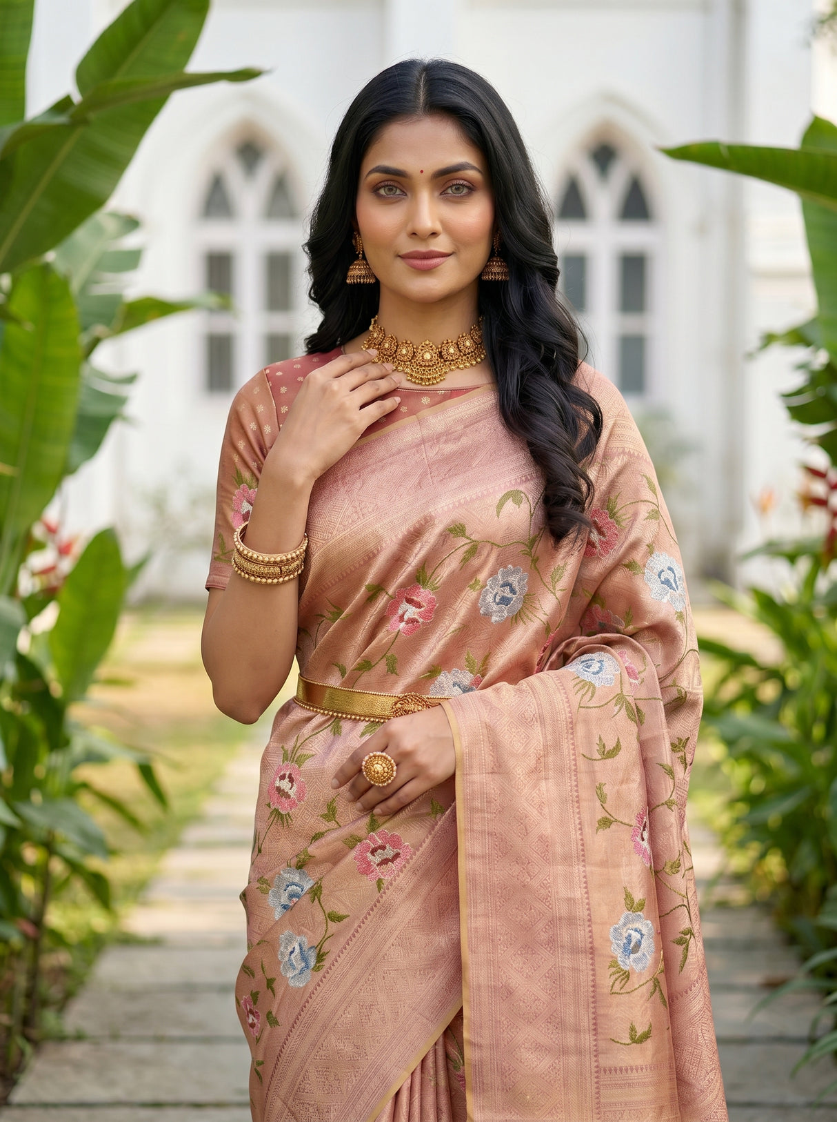 MIMOSA Saree Saree — pose 10 styling detail