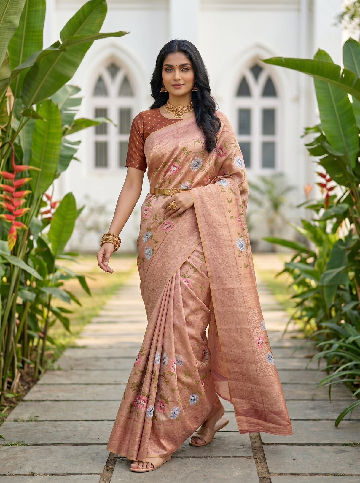 MIMOSA Saree Saree — pose 6 styling detail