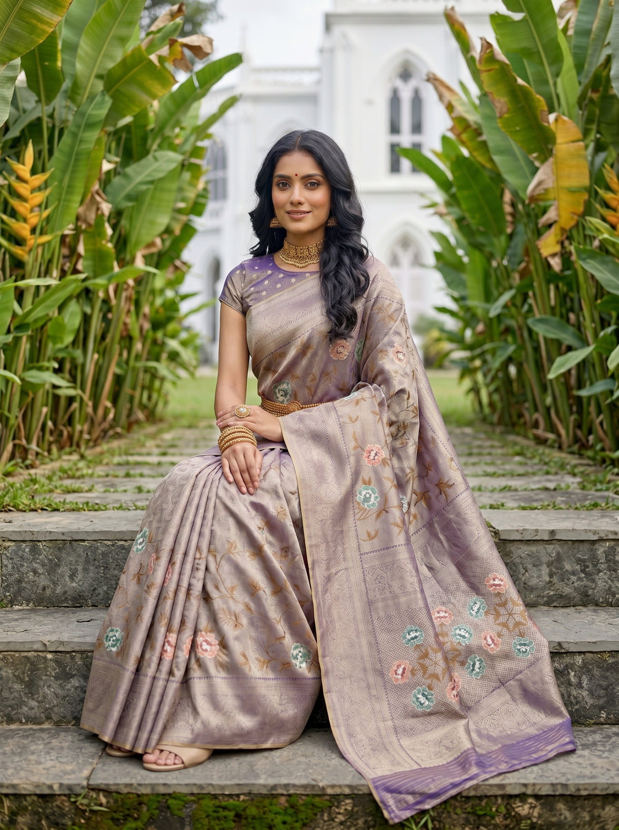 MIMOSA Saree Saree — pose 8 styling detail