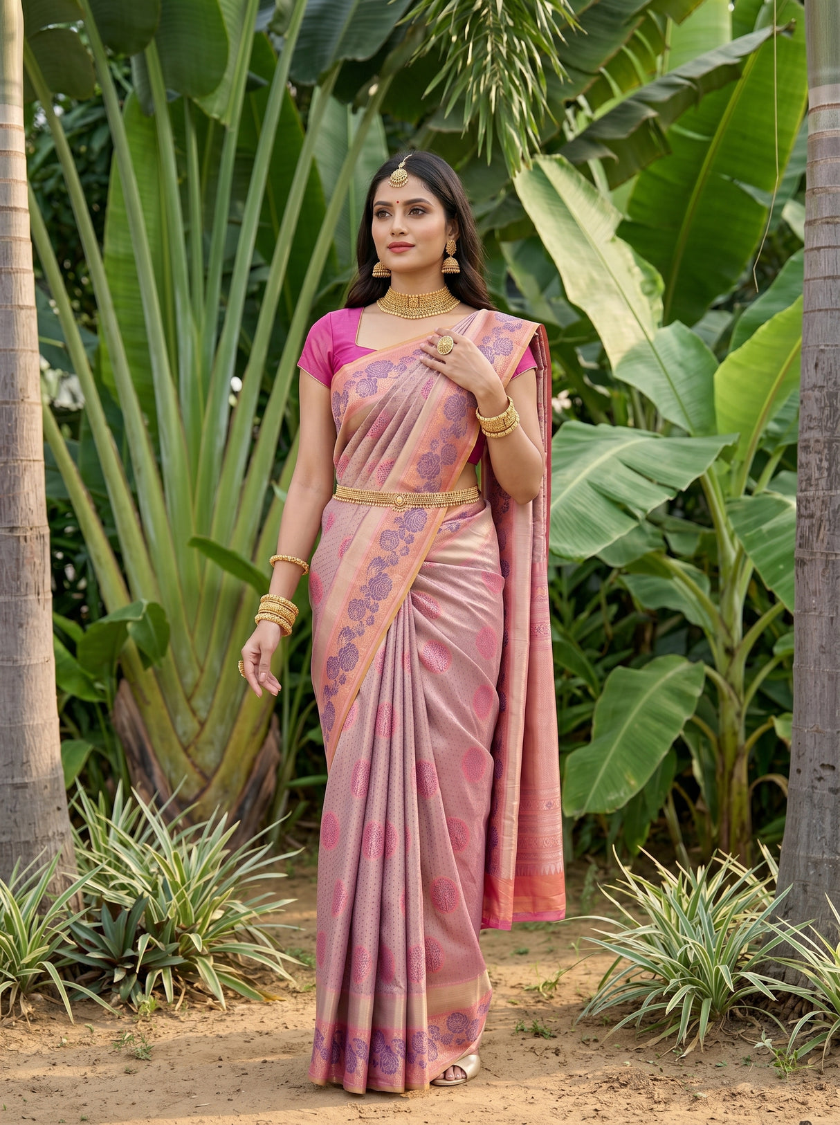MIMOSA Saree Saree — pose 5 styling detail