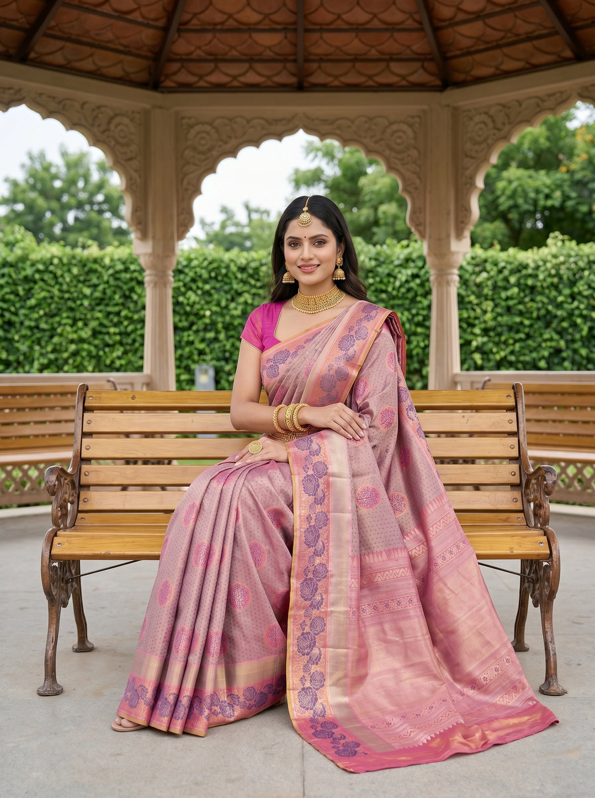 MIMOSA Saree Saree — pose 8 styling detail