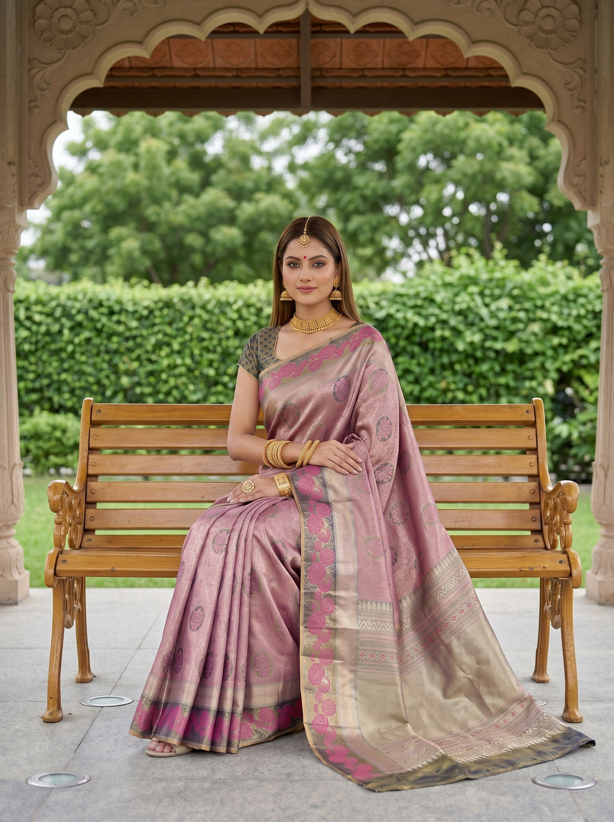 MIMOSA Saree Saree — pose 8 styling detail