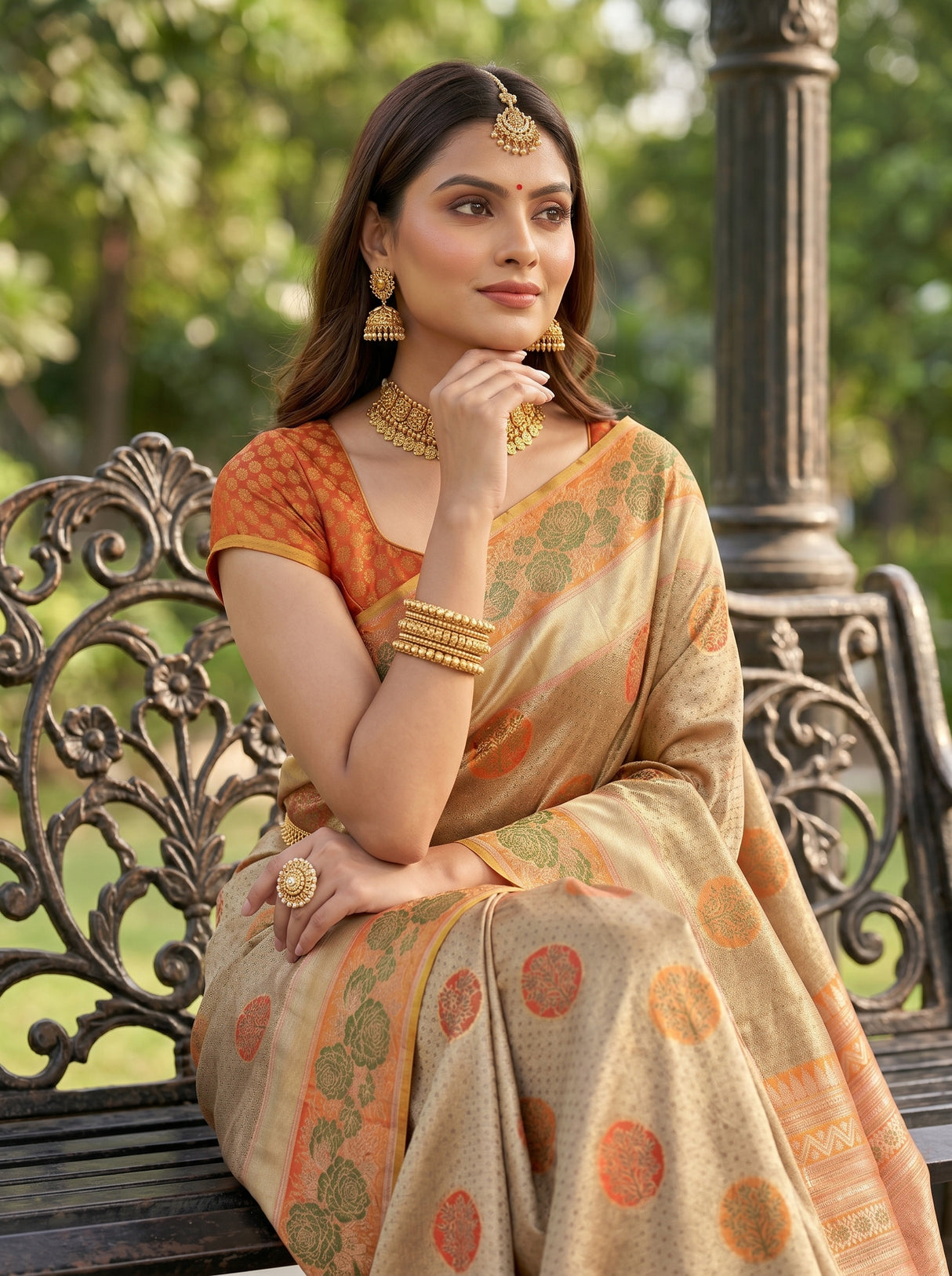 MIMOSA Saree Saree — pose 10 styling detail