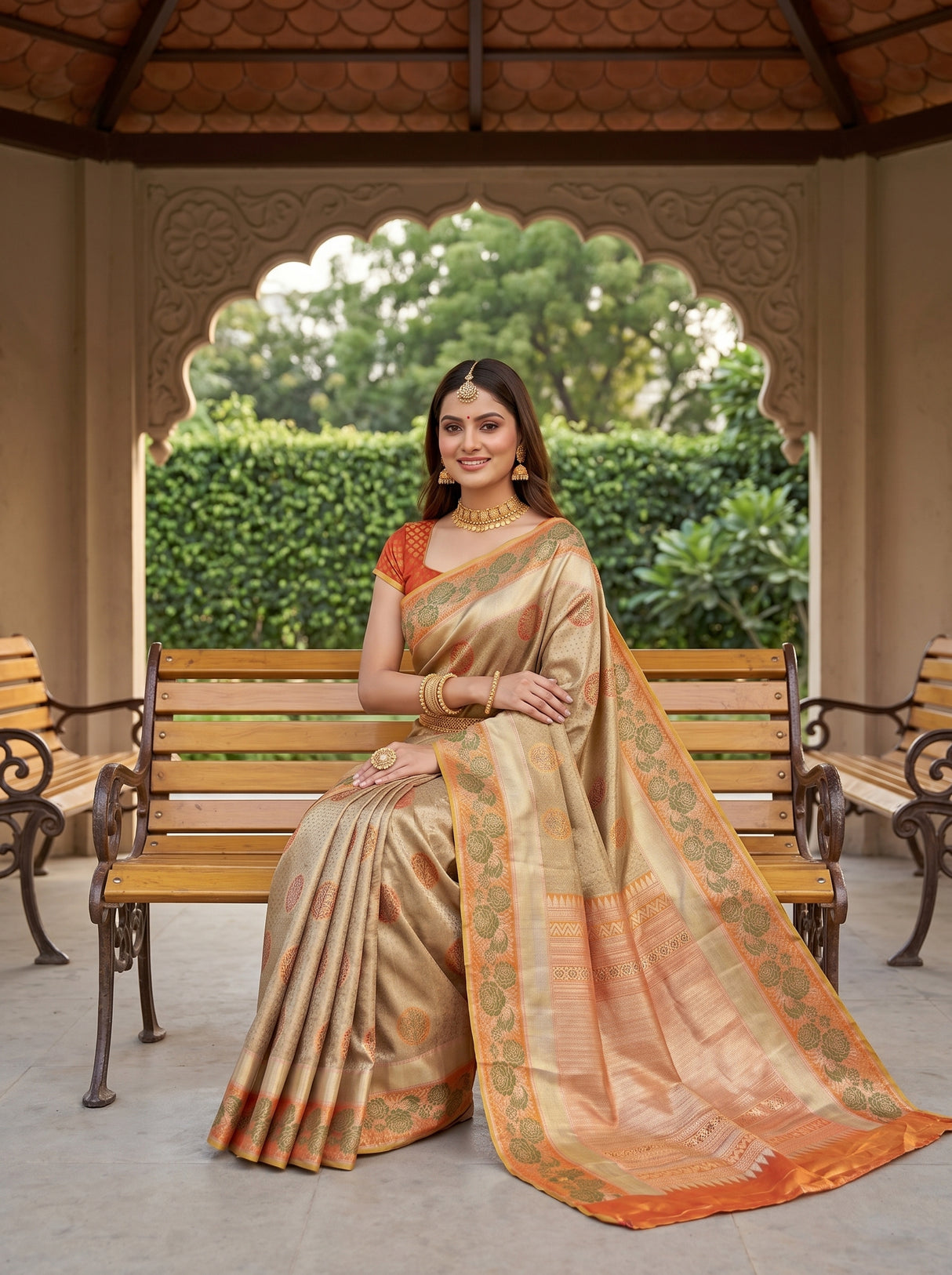 MIMOSA Saree Saree — pose 8 styling detail