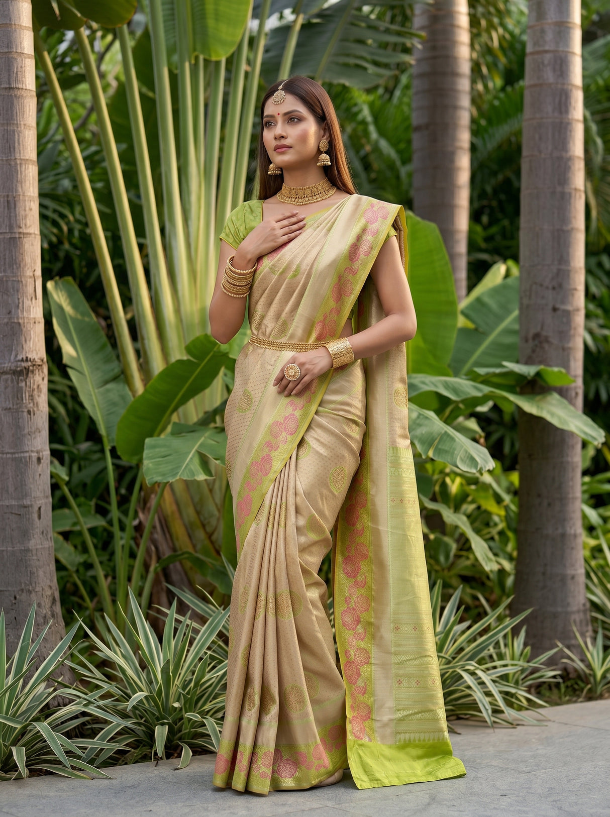 MIMOSA Saree Saree — pose 5 styling detail