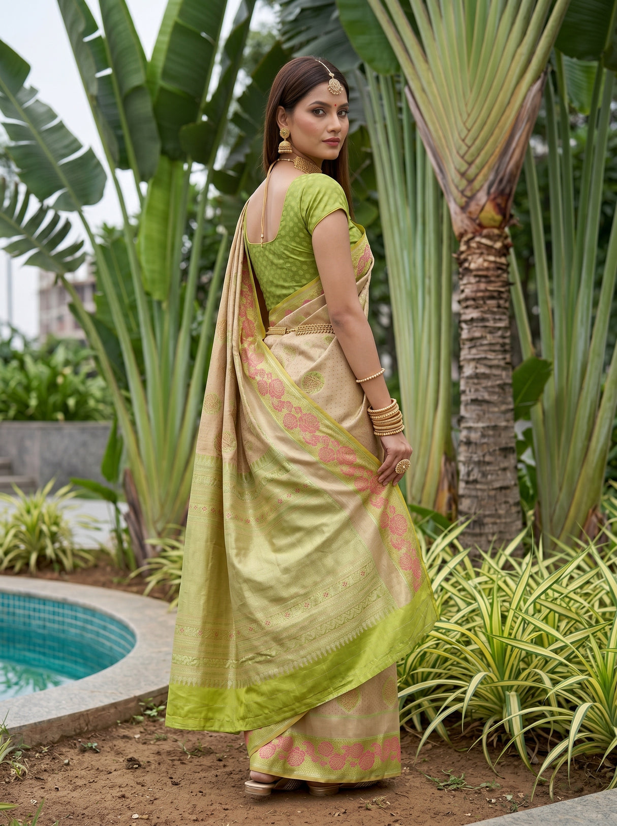 MIMOSA Saree Saree — pose 7 styling detail