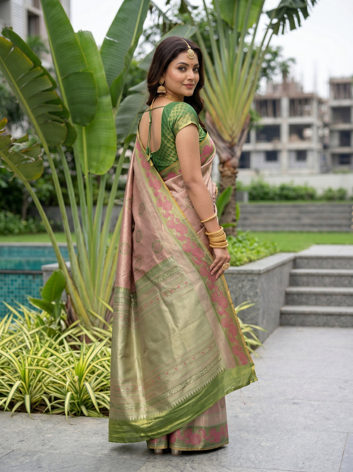MIMOSA Saree Saree — pose 7 styling detail