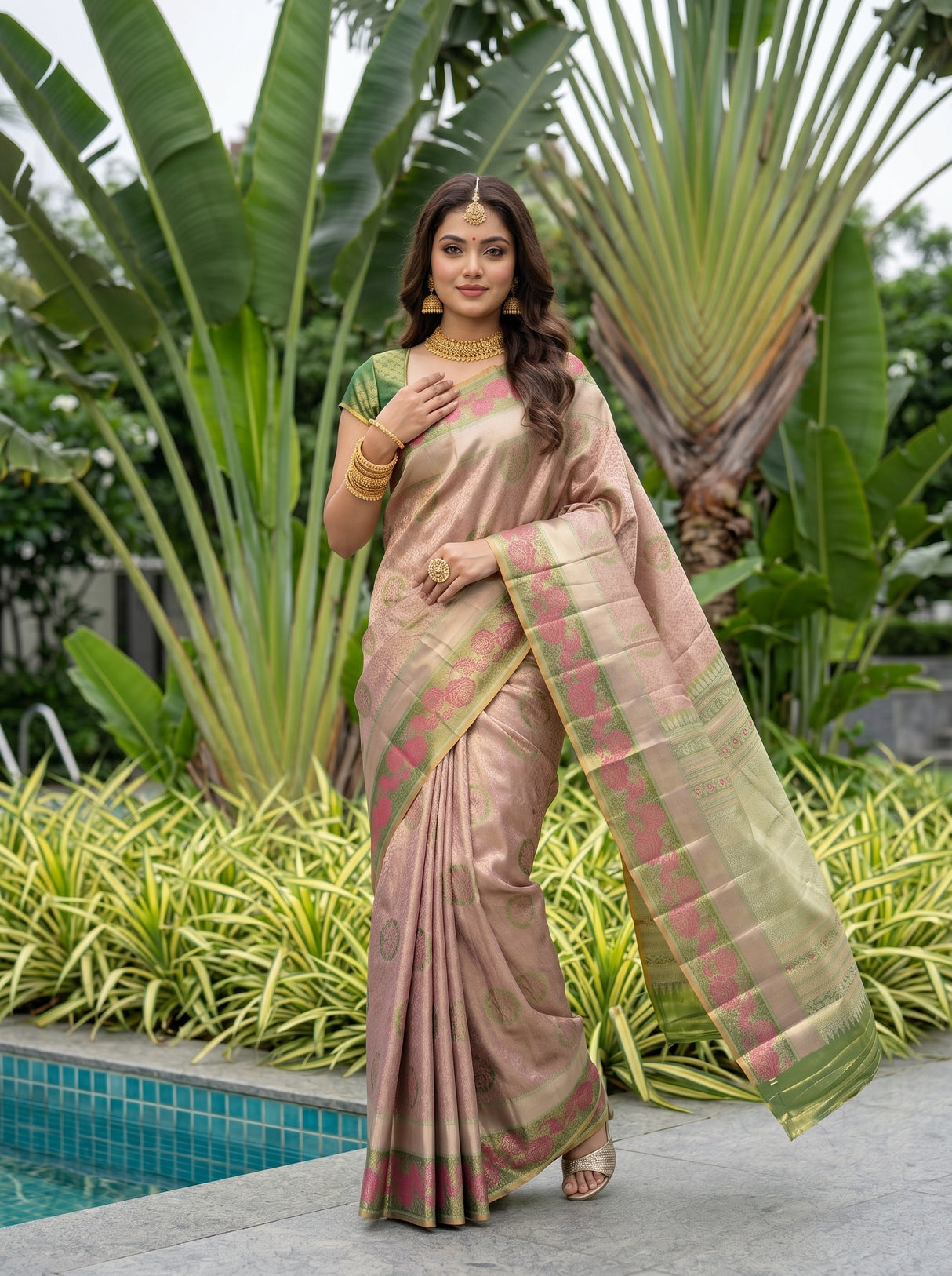 MIMOSA Saree Saree — pose 9 styling detail