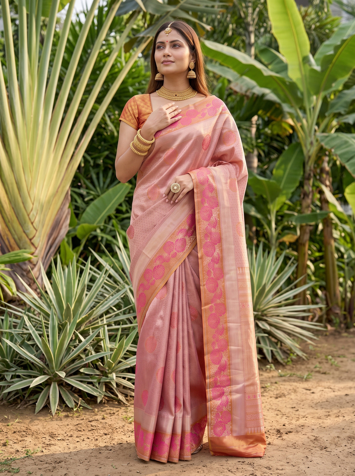 MIMOSA Saree Saree — pose 5 styling detail