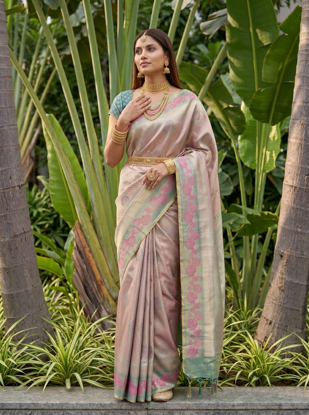 MIMOSA Saree Saree — pose 5 styling detail