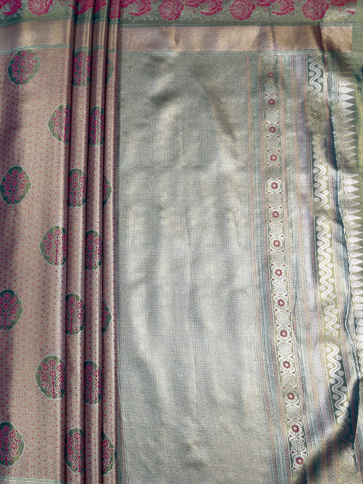 MIMOSA Saree Saree — pallu and zari work detail