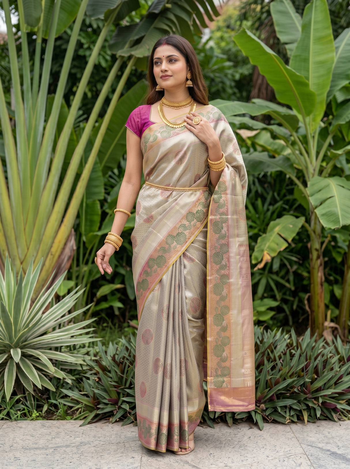 MIMOSA Saree Saree — pose 5 styling detail