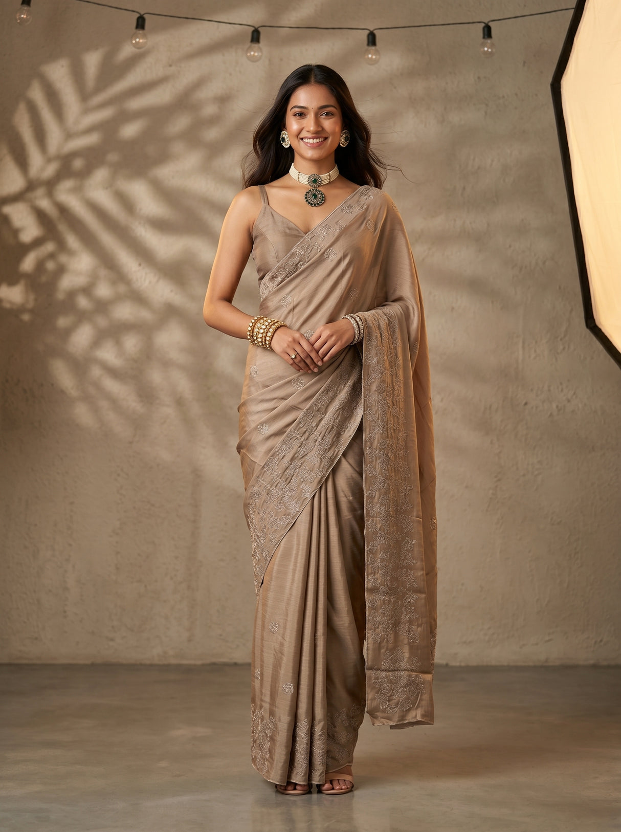 MIMOSA Saree Saree — front view on mannequin