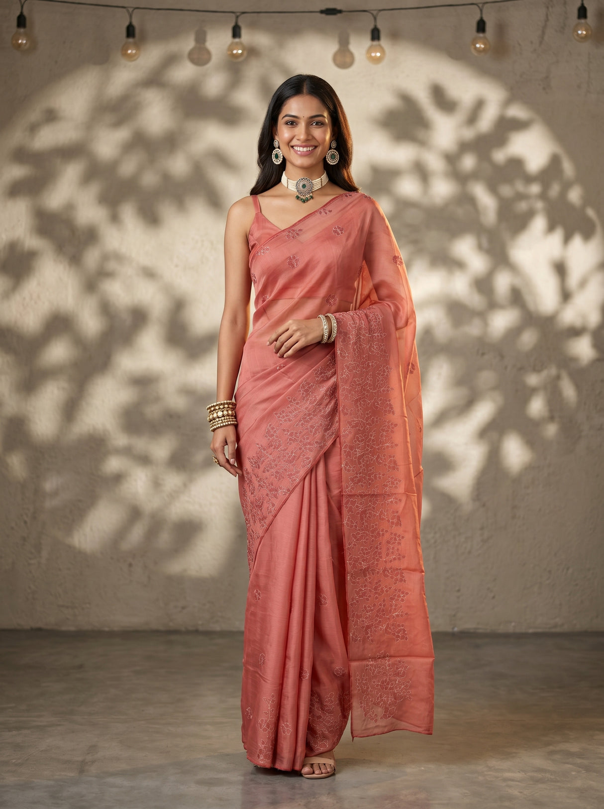 MIMOSA Saree Saree — front view on mannequin