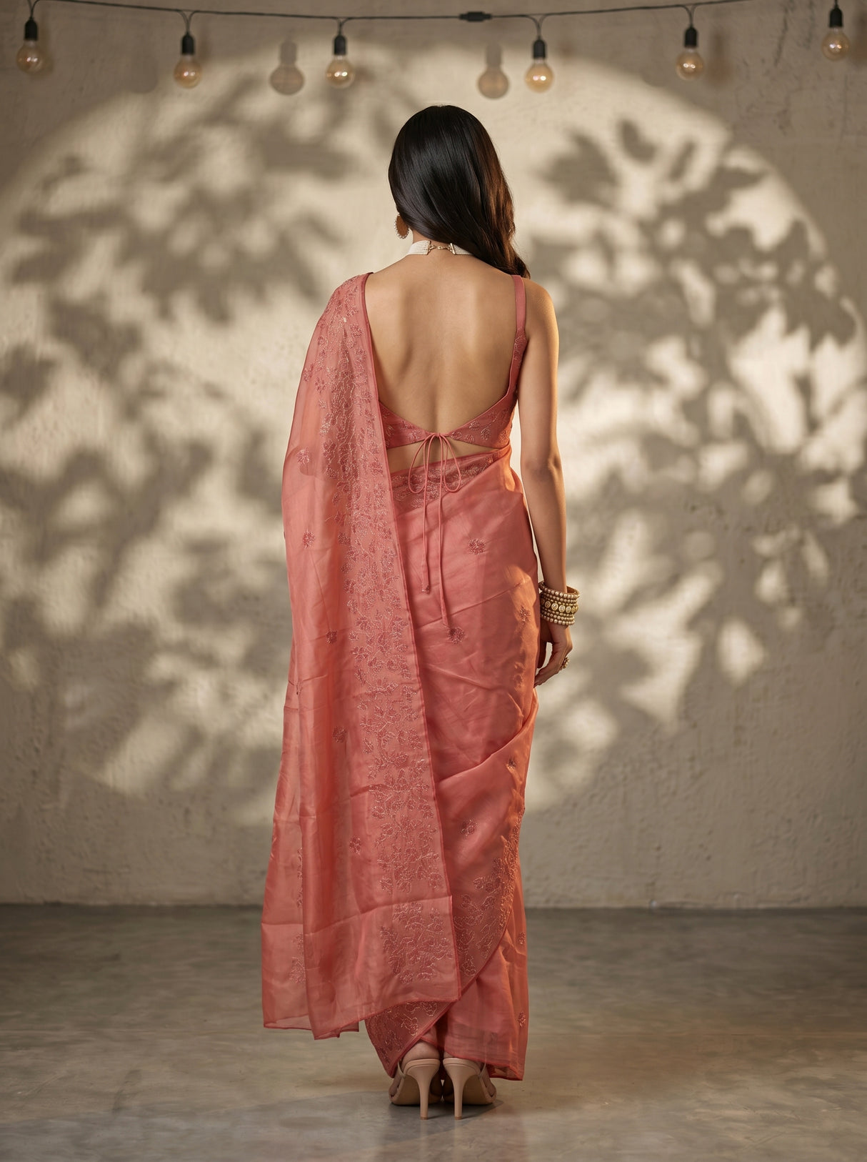 MIMOSA Saree Saree — pose 2 styling detail