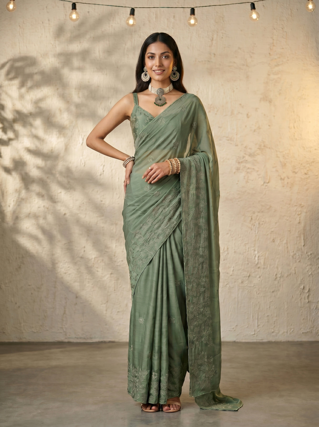 MIMOSA Saree Saree — pose 4 styling detail