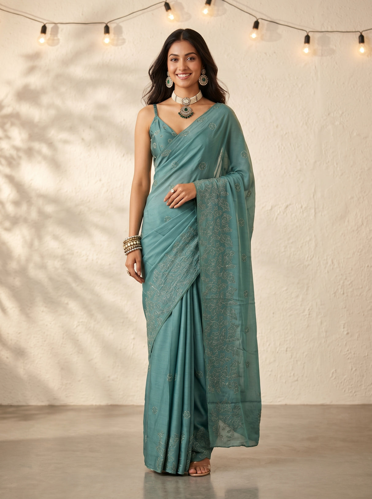 MIMOSA Saree Saree — front view on mannequin