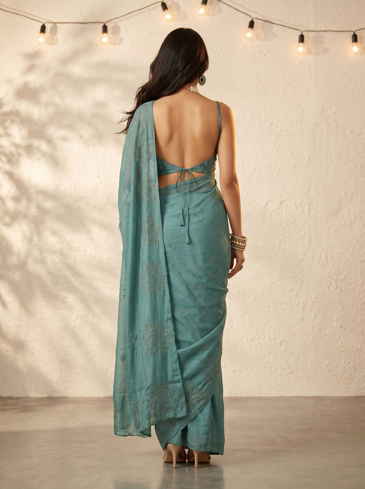 MIMOSA Saree Saree — pose 2 styling detail