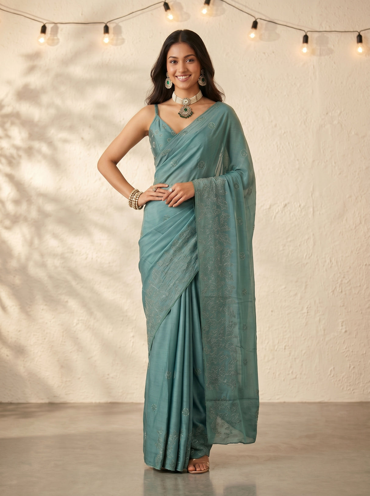 MIMOSA Saree Saree — pose 4 styling detail