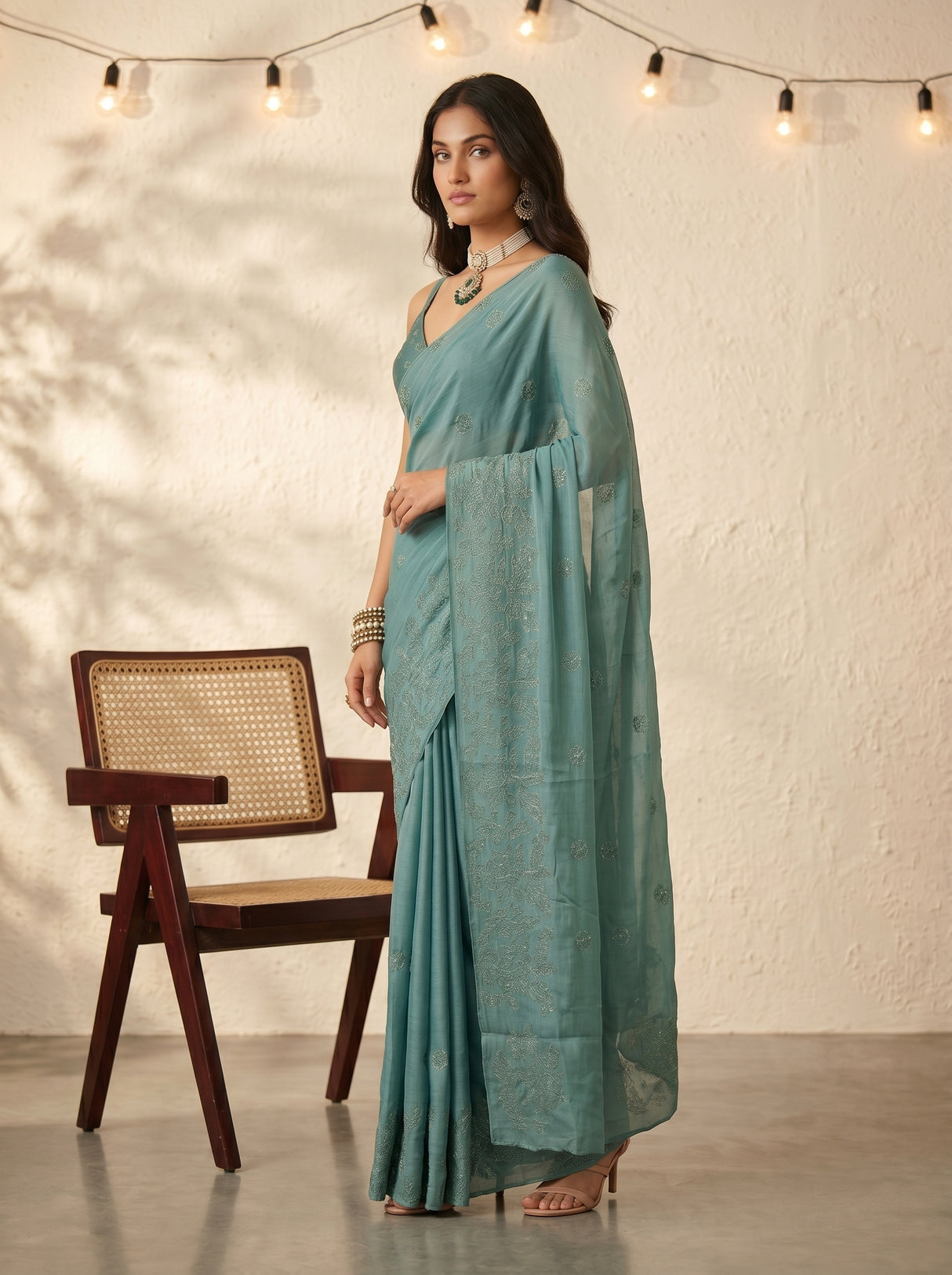 MIMOSA Saree Saree — pose 5 styling detail