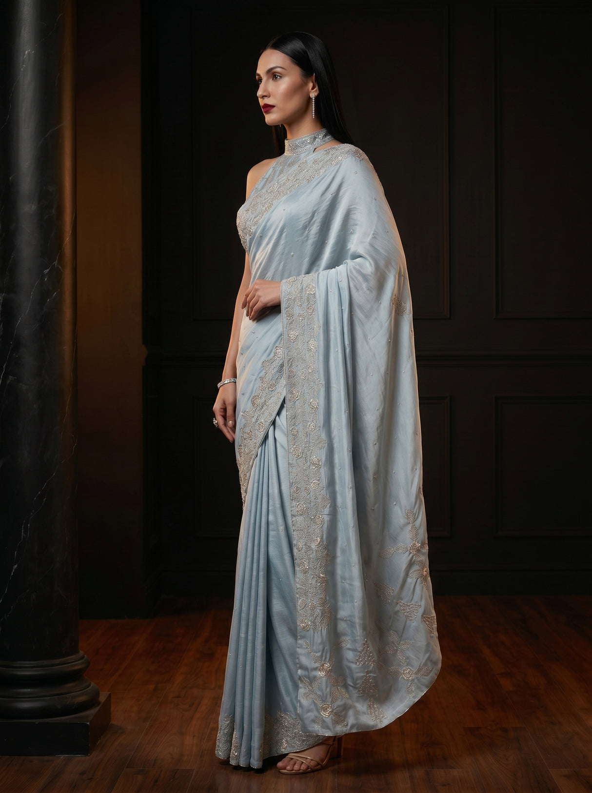 MIMOSA Saree Saree — pose 3 styling detail
