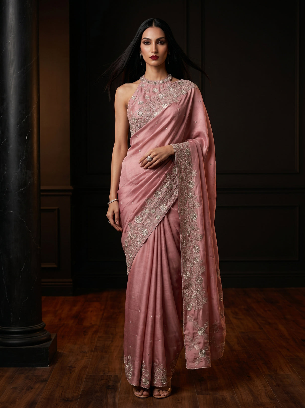 MIMOSA Saree Saree — front view on mannequin
