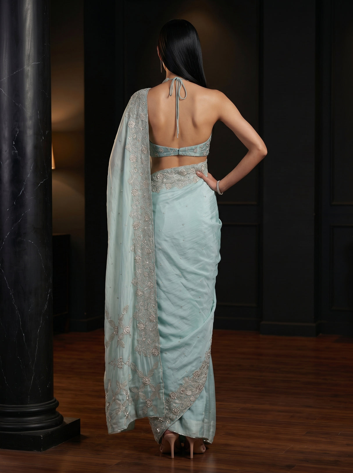 MIMOSA Saree Saree — pose 2 styling detail