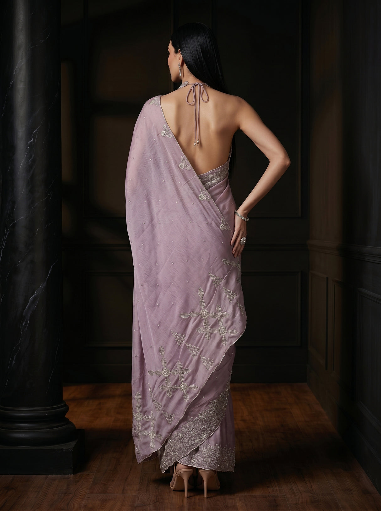 MIMOSA Saree Saree — pose 2 styling detail