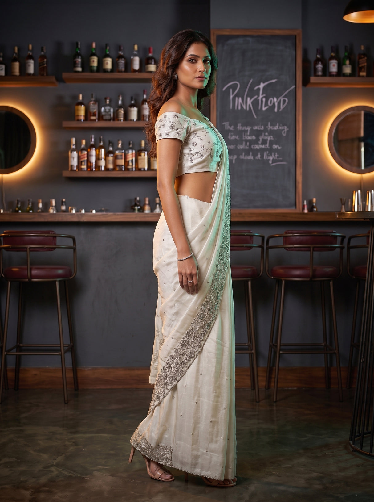 MIMOSA Saree Saree — pose 3 styling detail