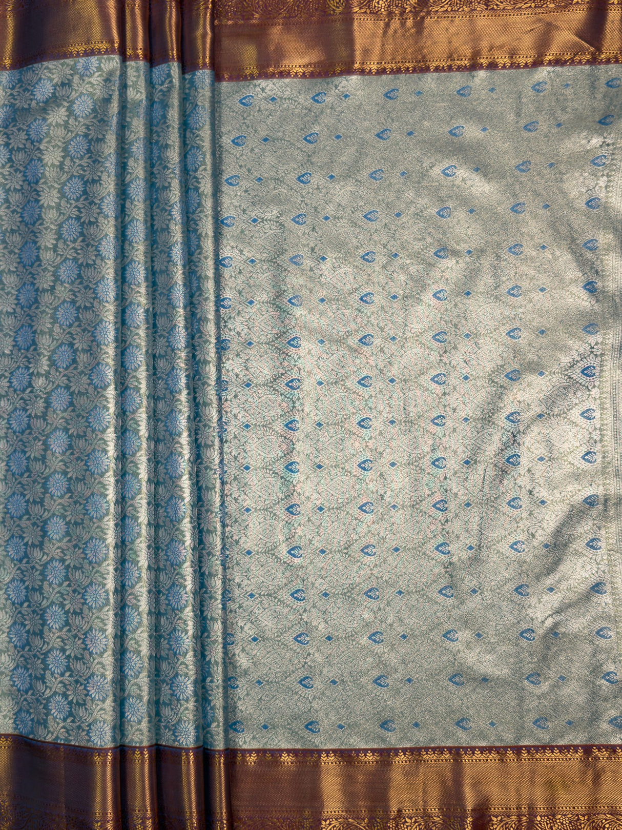 MIMOSA Saree Saree — pallu and zari work detail