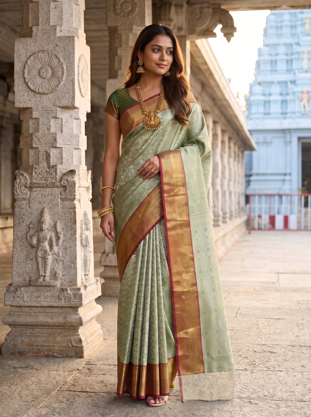 MIMOSA Saree Saree — pose 10 styling detail