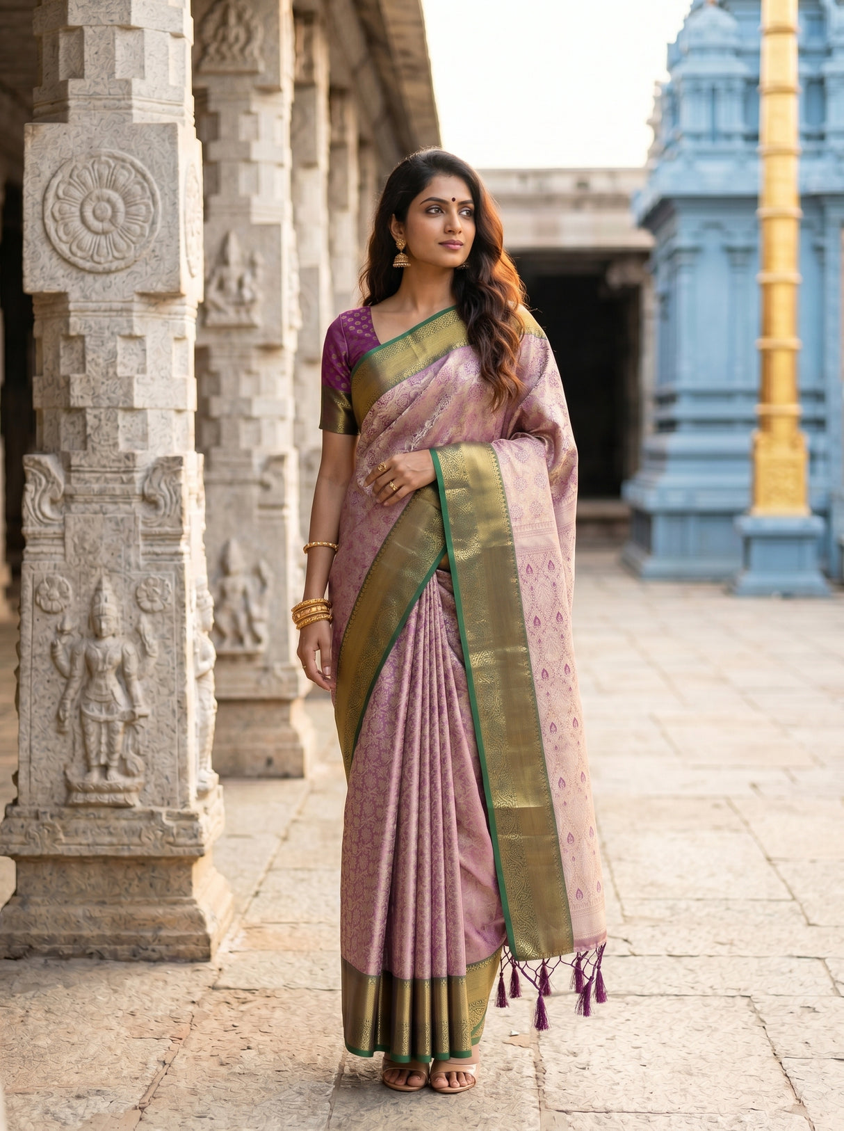MIMOSA Saree Saree — pose 5 styling detail