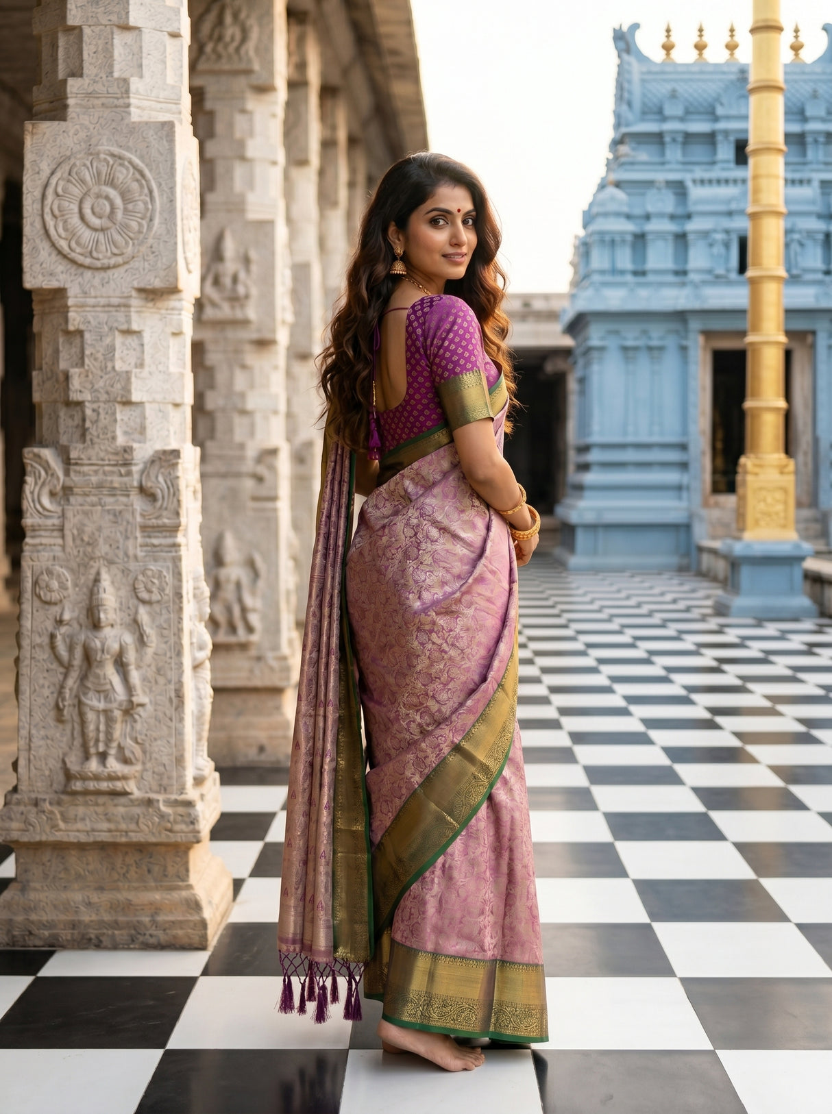 MIMOSA Saree Saree — pose 7 styling detail