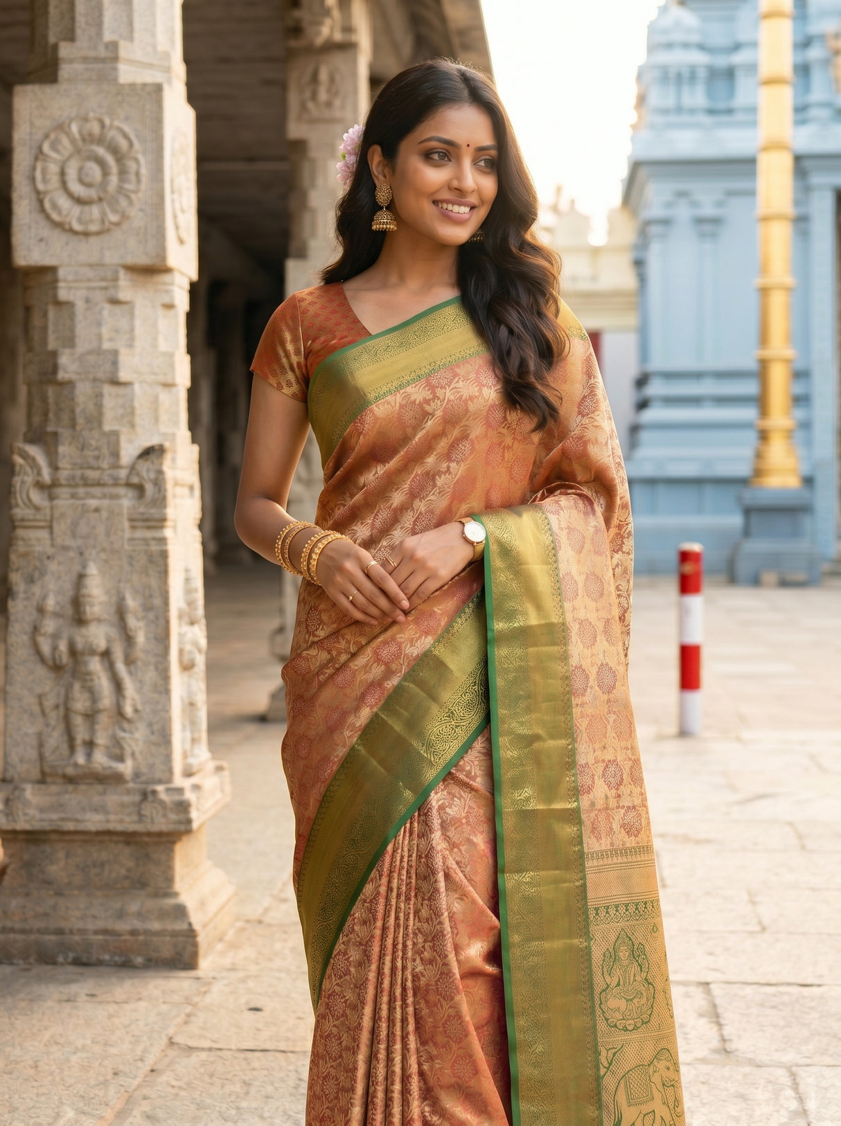 MIMOSA Saree Saree — pose 10 styling detail