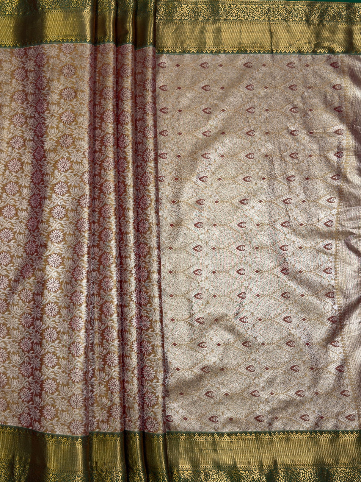 MIMOSA Saree Saree — pallu and zari work detail