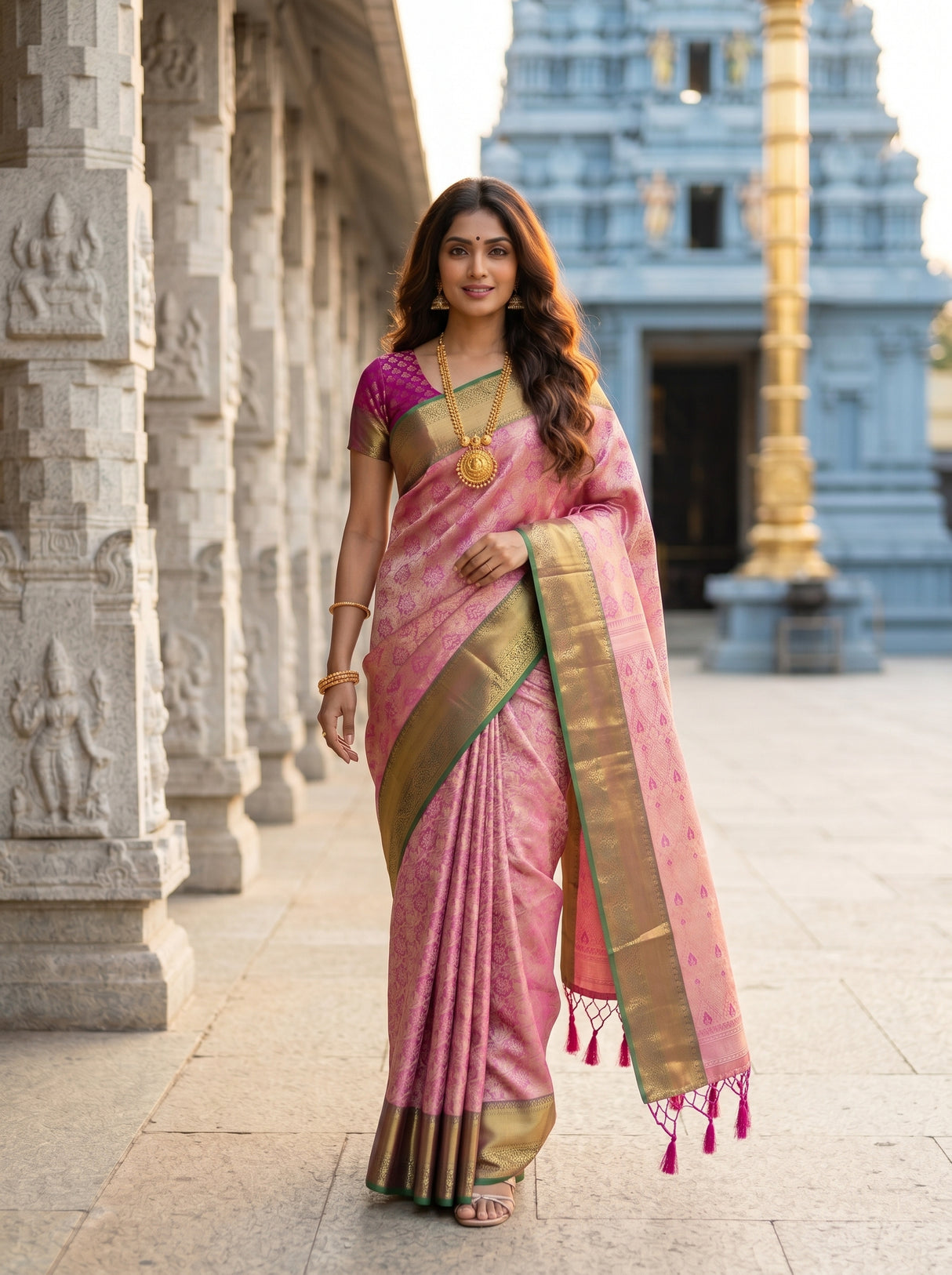 MIMOSA Saree Saree — pose 6 styling detail