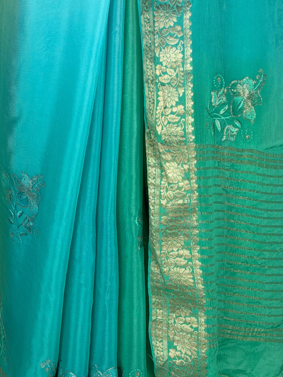 MIMOSA Rama Jaipur Saree — fleets shot full lifestyle