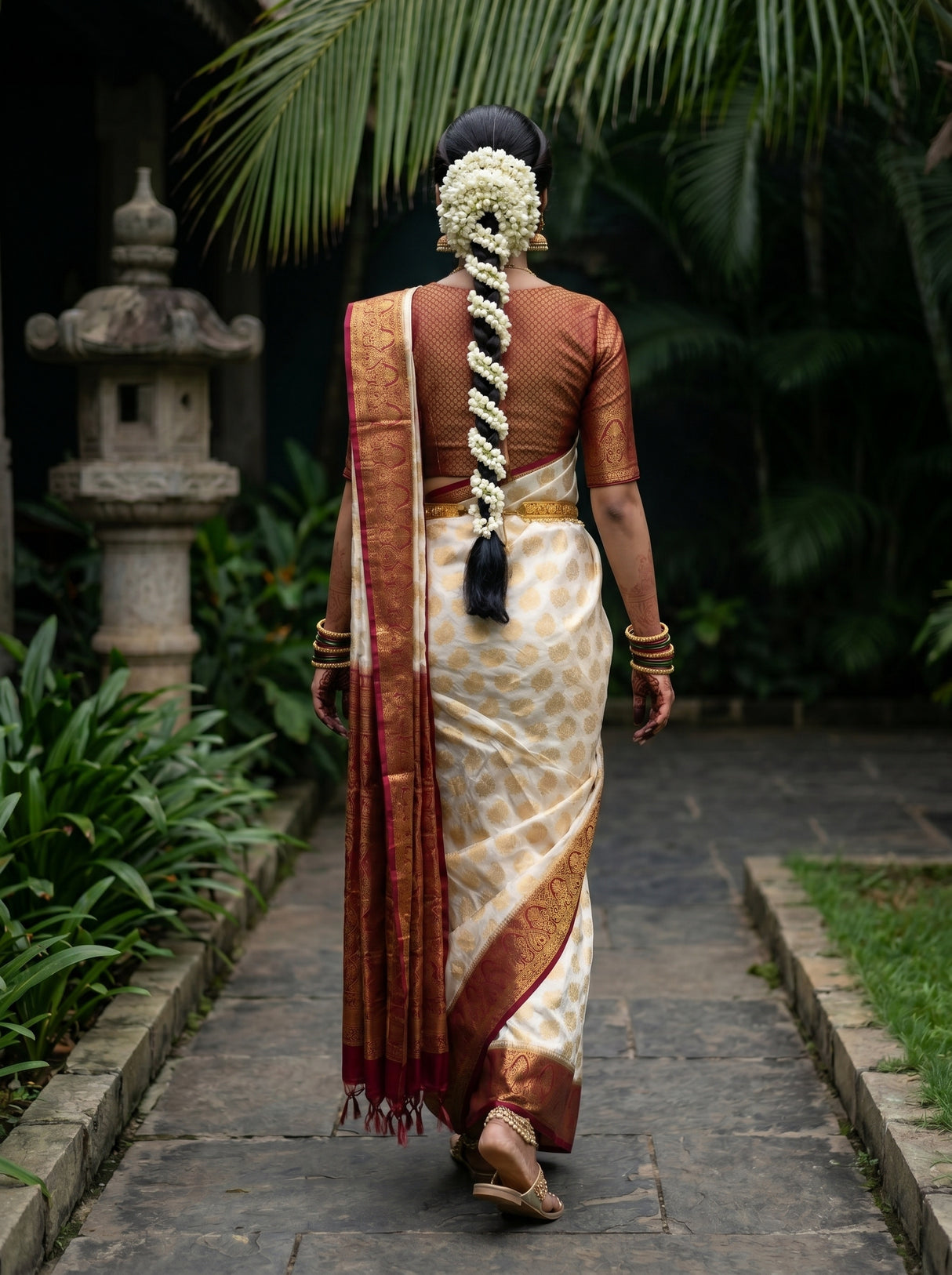 MIMOSA Saree Saree — pose 2 styling detail