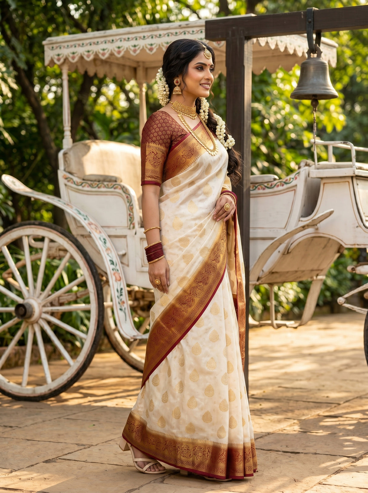 MIMOSA Saree Saree — pose 3 styling detail