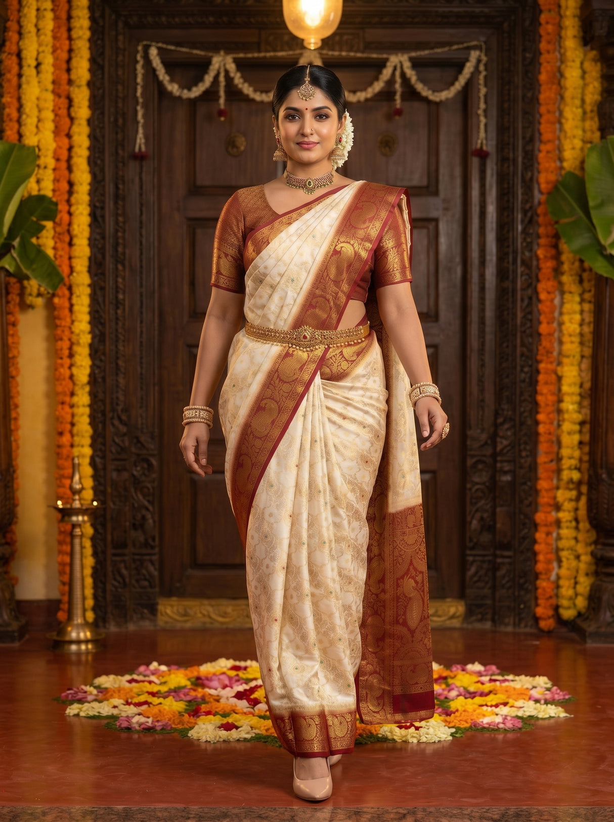 MIMOSA Saree Saree — pose 6 styling detail