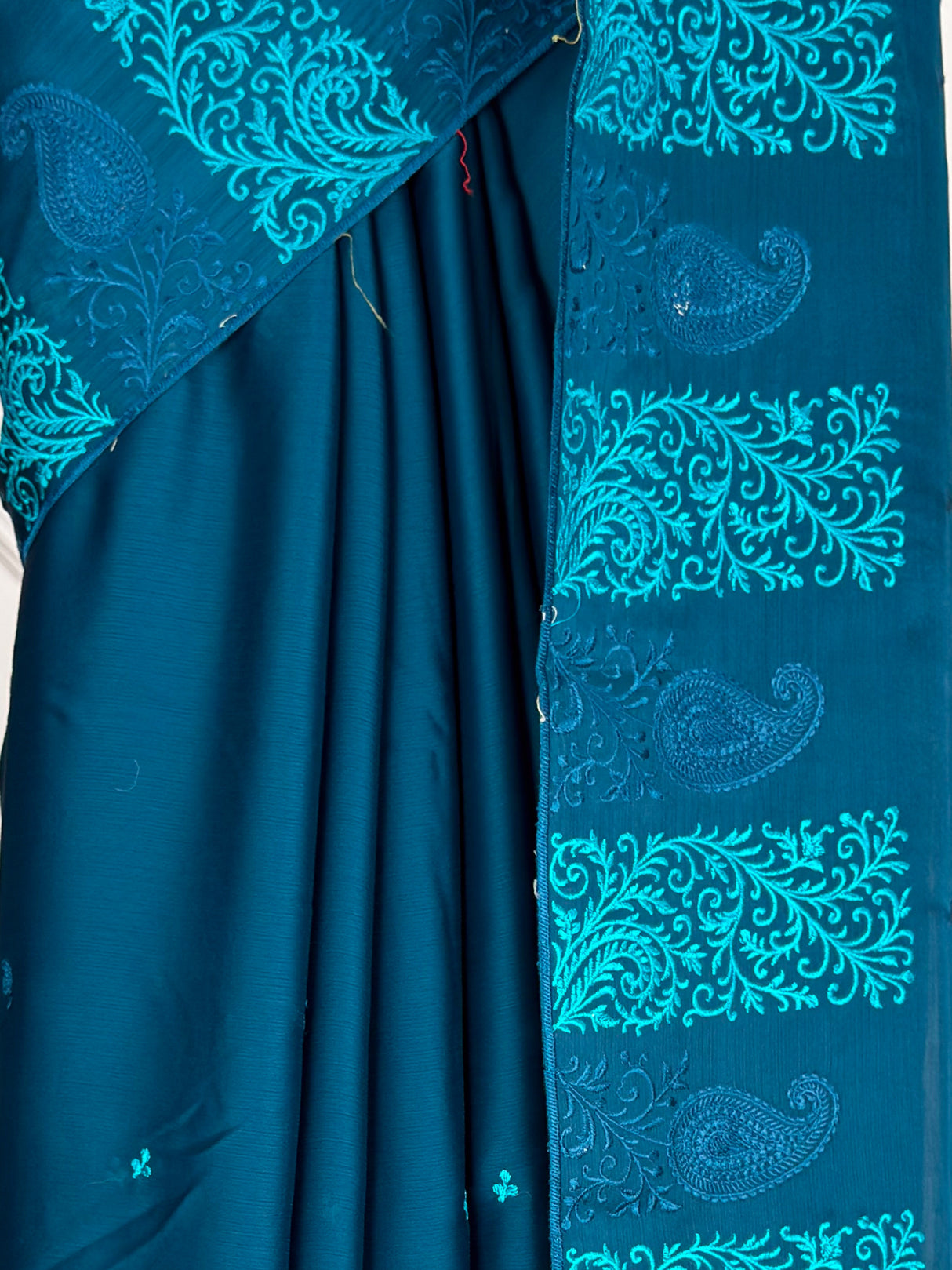MIMOSA Navy Saree Saree — fleets shot full lifestyle