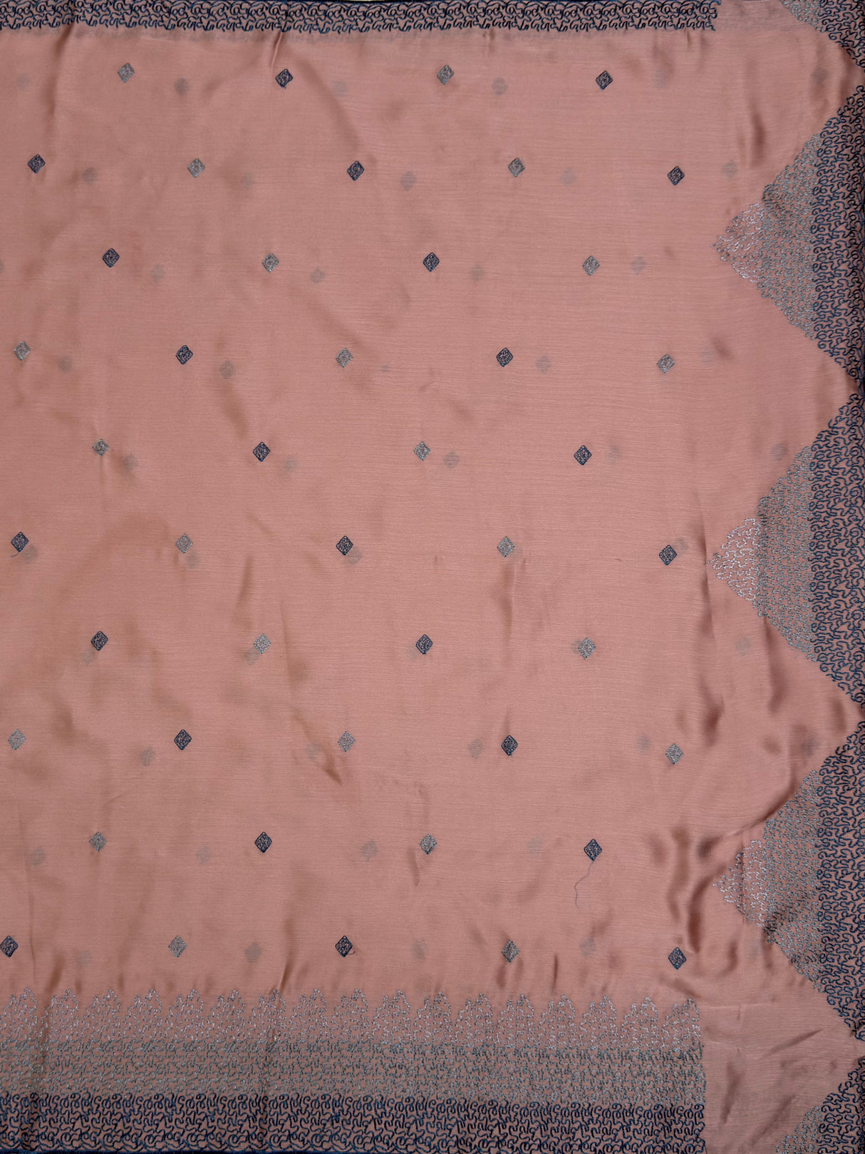 MIMOSA Chiku Saree Saree — pallu and zari work detail