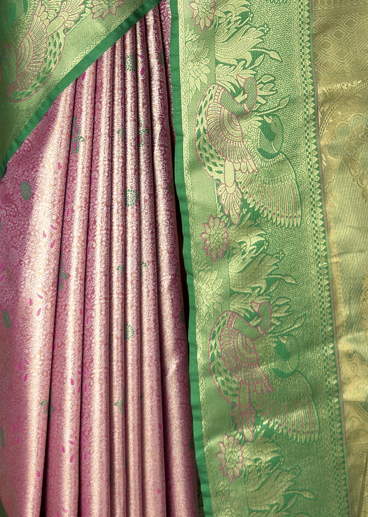 MIMOSA Gajari Kanjivaram Art Silk Saree β fleets shot full lifestyle
