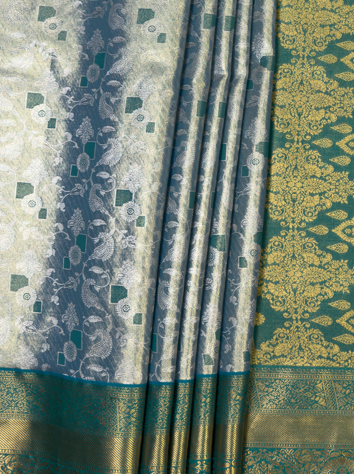 MIMOSA Saffire Kanjivaram Art Silk Saree β fleets shot full lifestyle