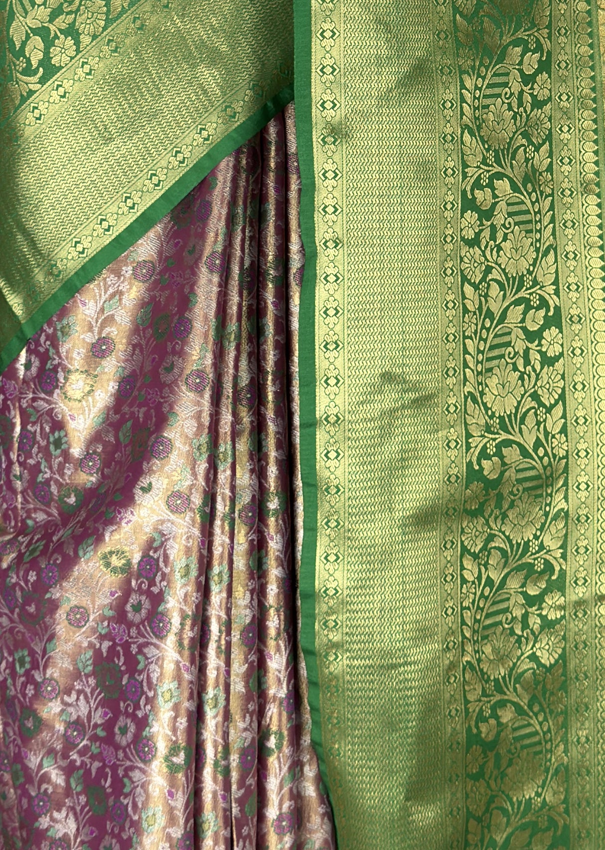 MIMOSA Magenta Kanjivaram Art Silk Saree β fleets shot full lifestyle