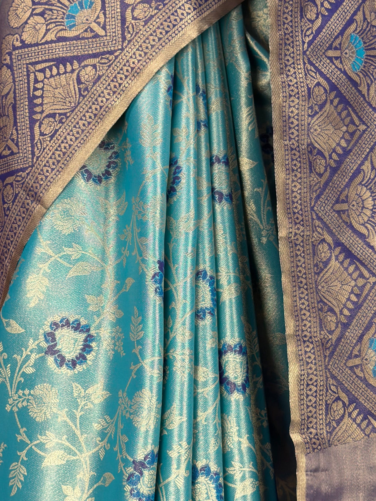 MIMOSA Sapphire Saree Saree — fleets shot full lifestyle