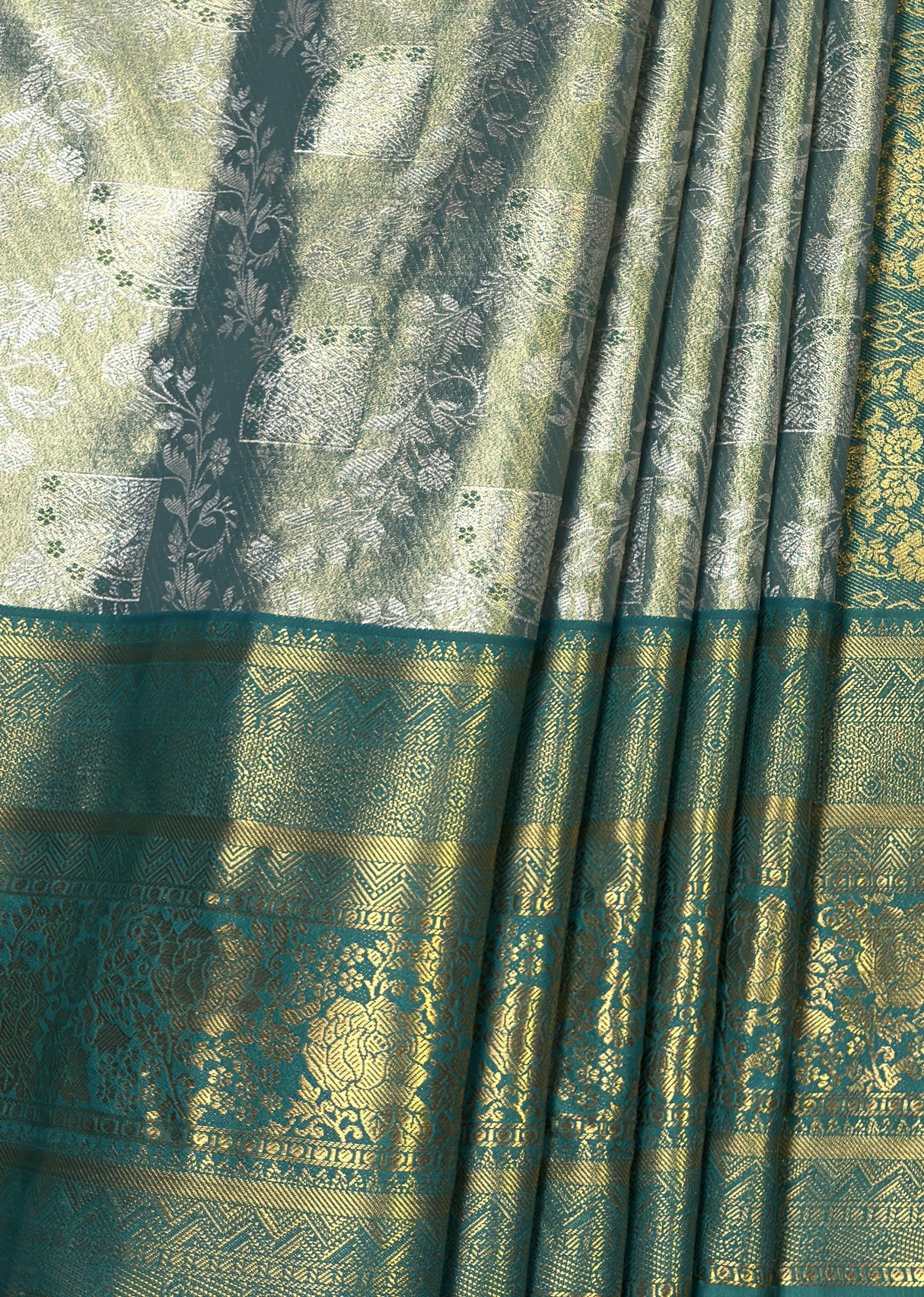 MIMOSA Saffire Kanjivaram Art Silk Saree β fleets shot full lifestyle