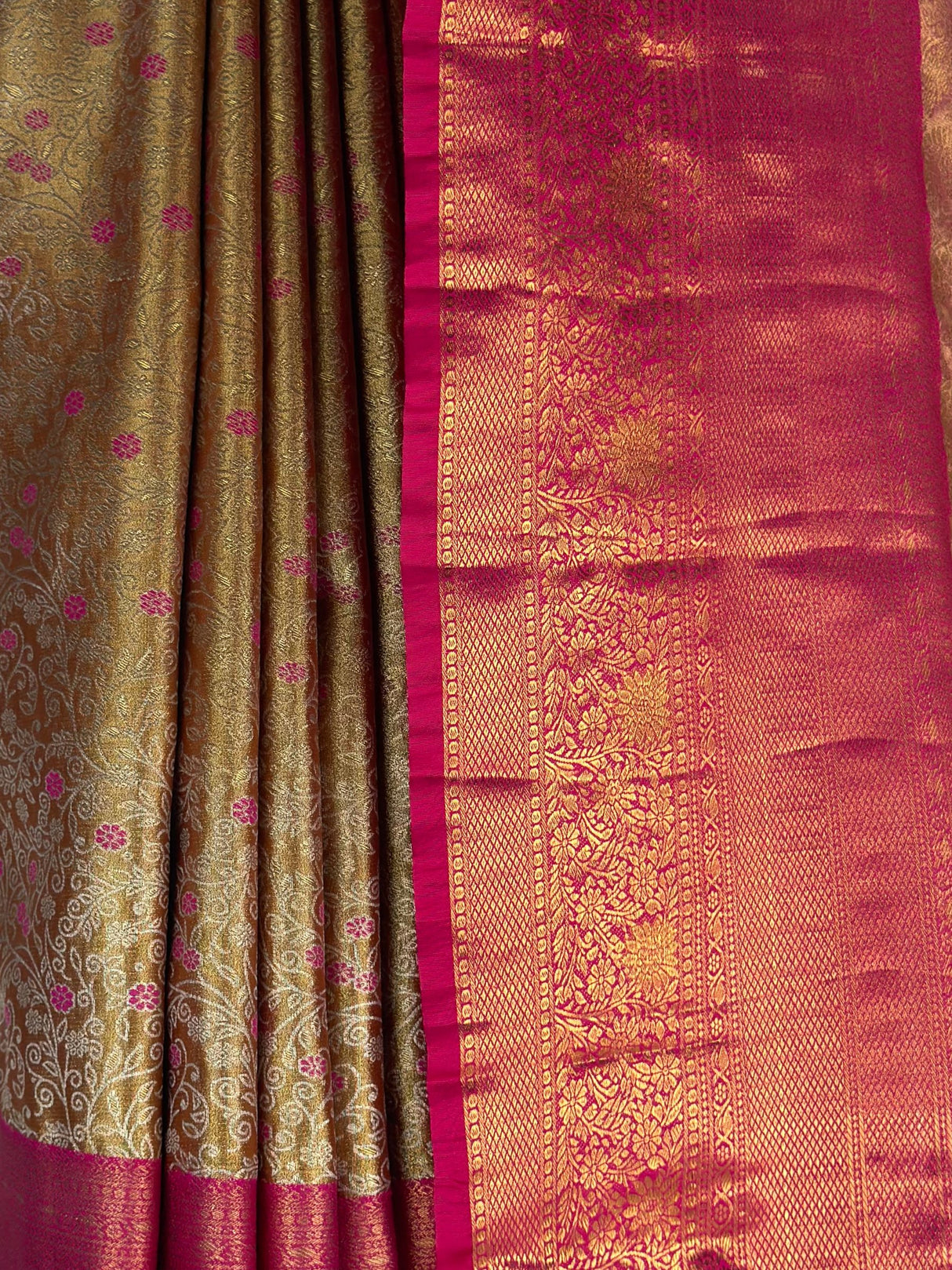 MIMOSA Maroon Kanjivaram Art Silk Saree — fleets shot full lifestyle