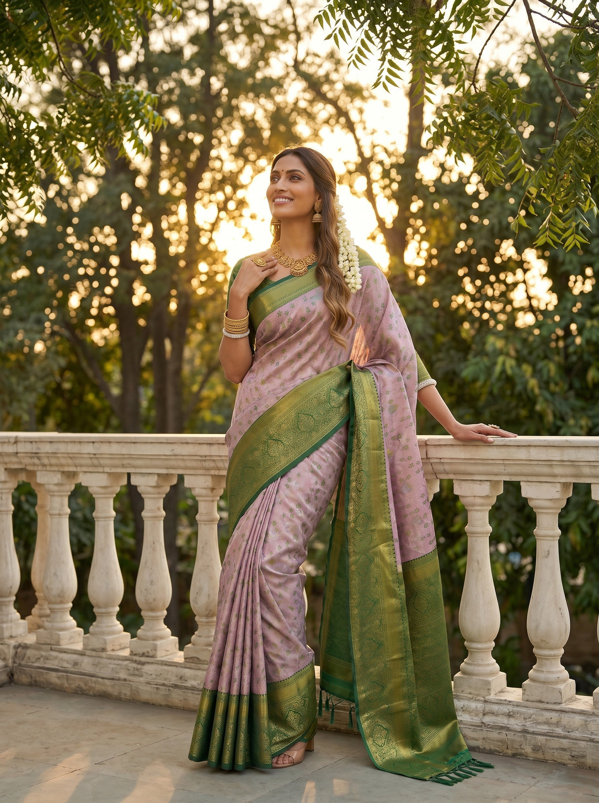 MIMOSA Saree Saree — pose 5 styling detail