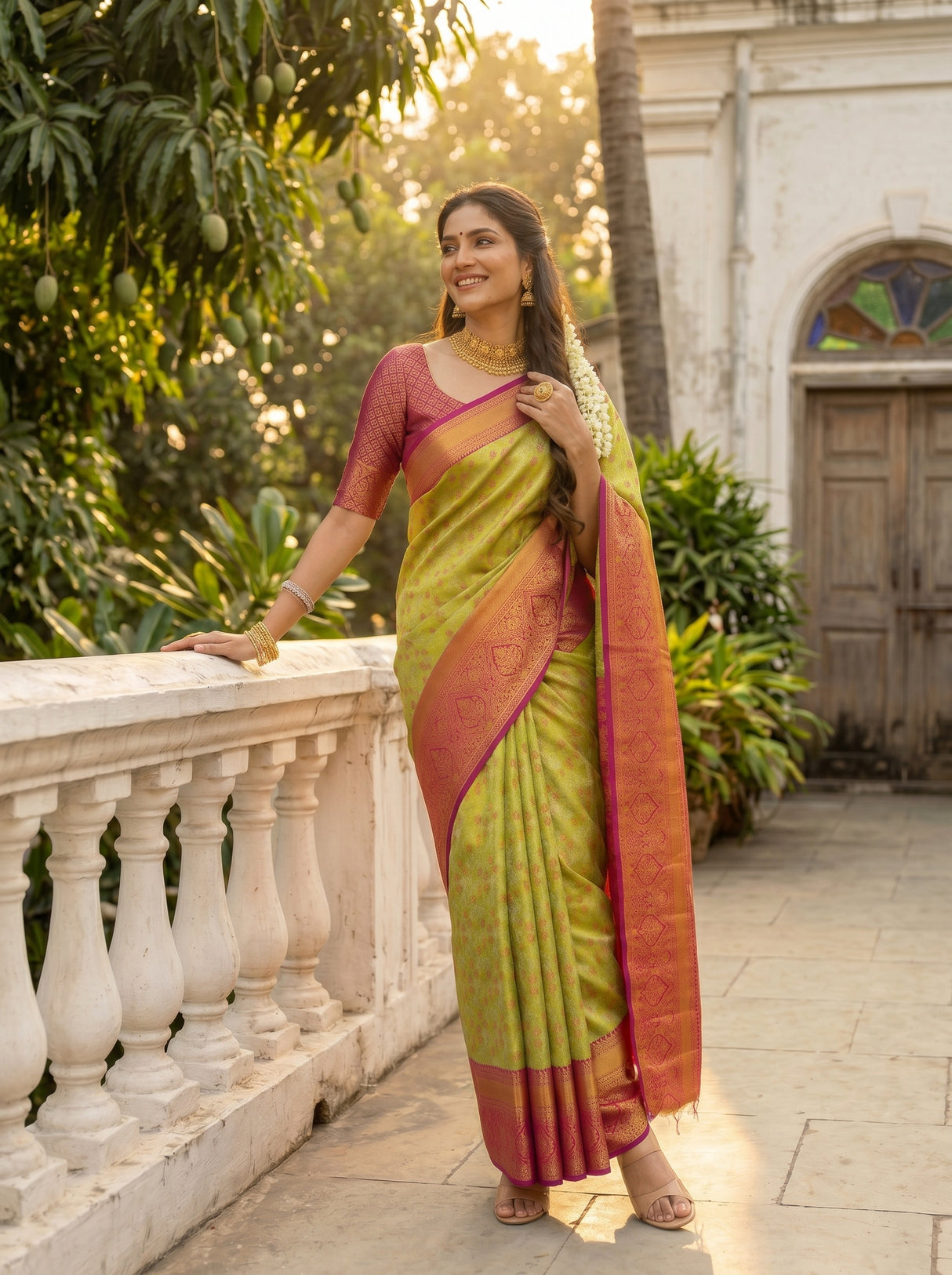 MIMOSA Saree Saree — pose 5 styling detail